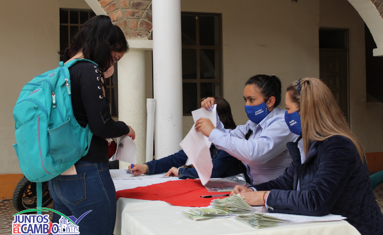 Subsidio a jóvenes en Suesca.