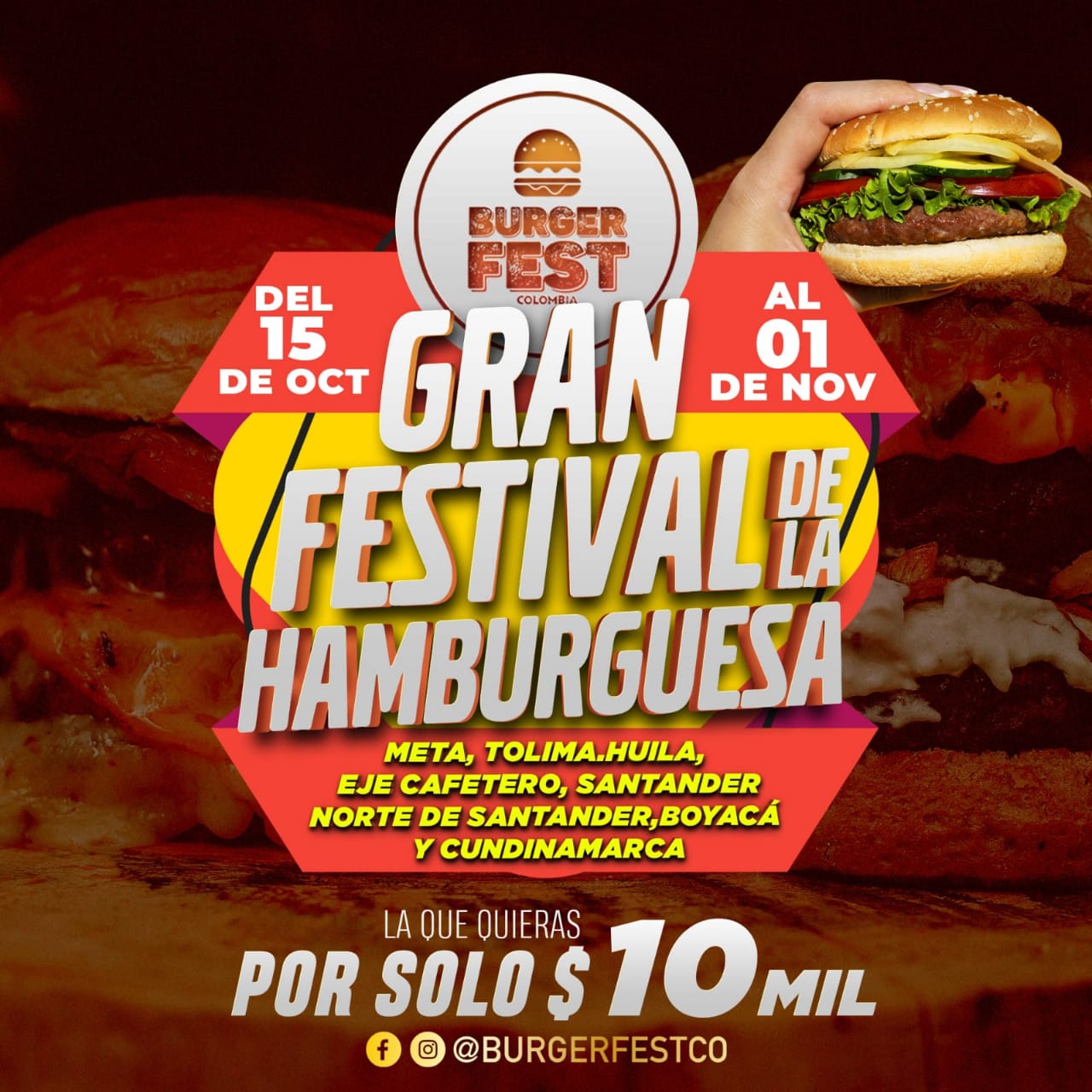 Hoy comienza Burger Fest Cundinamarca Portavoz Digital