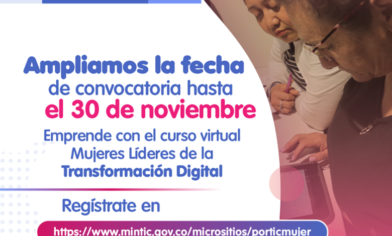 Curso Mintic para mujeres