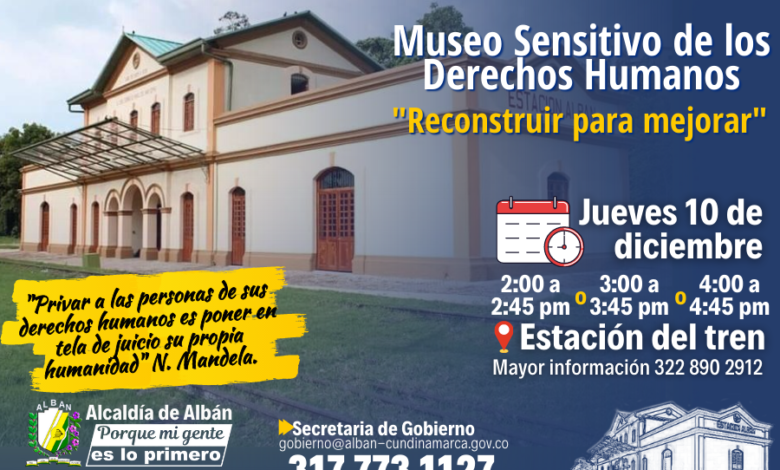 Conmemoración Derechos Humanos en Albán