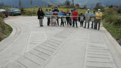 Placa huellas en Chipaque