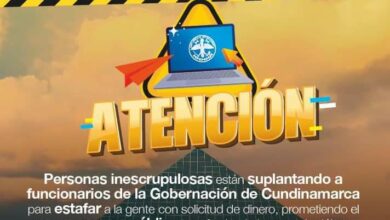 Falsa oferta laboral Gobernación de Cundinamarca