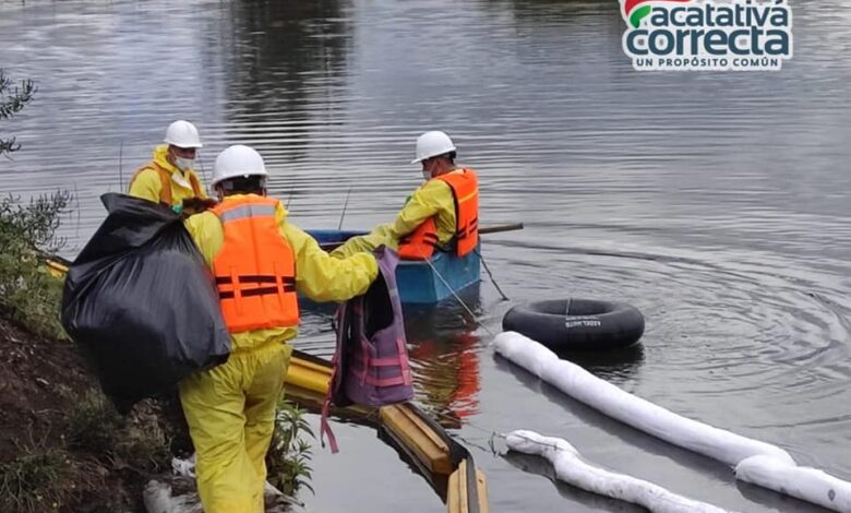 Trabajos para restablecer el servicio de agua en Facatativá