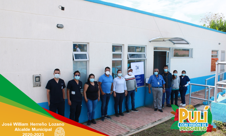 Centro de Salud "José William Herreño" en Pulí - Alcaldía Municipal de Pulí.