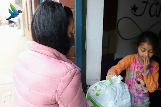 Entrega de raciones para mitigar la desnutrición en Funza - Alcaldía de Funza