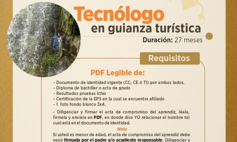 Tecnólogo en Guianza Turística IDECUT