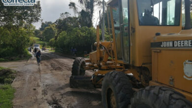 mantenimiento a la vía de la vereda Mancilla