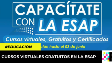 cursos virtuales gratuitos y certificados por la ESAP