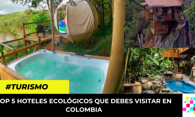Top 5 hoteles ecológicos que debes visitar en Colombia