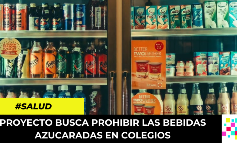 bebidas azucaradas en colegios