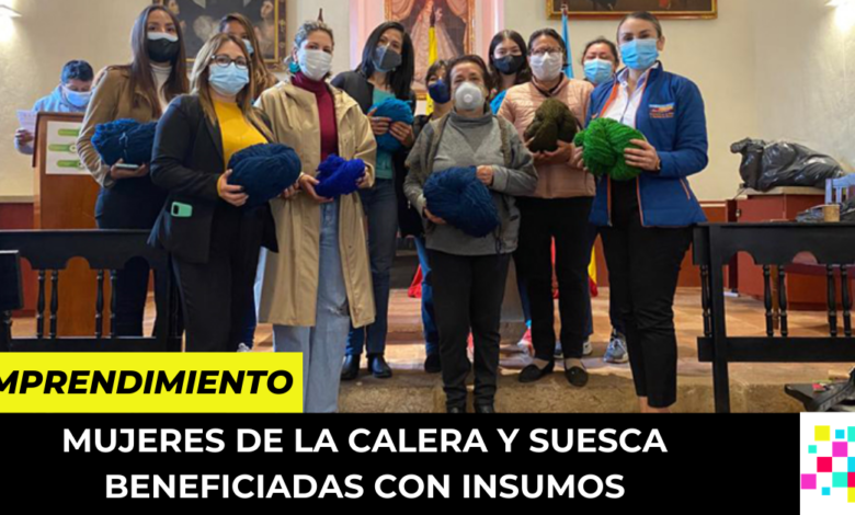 Mujeres beneficiadas con insumos