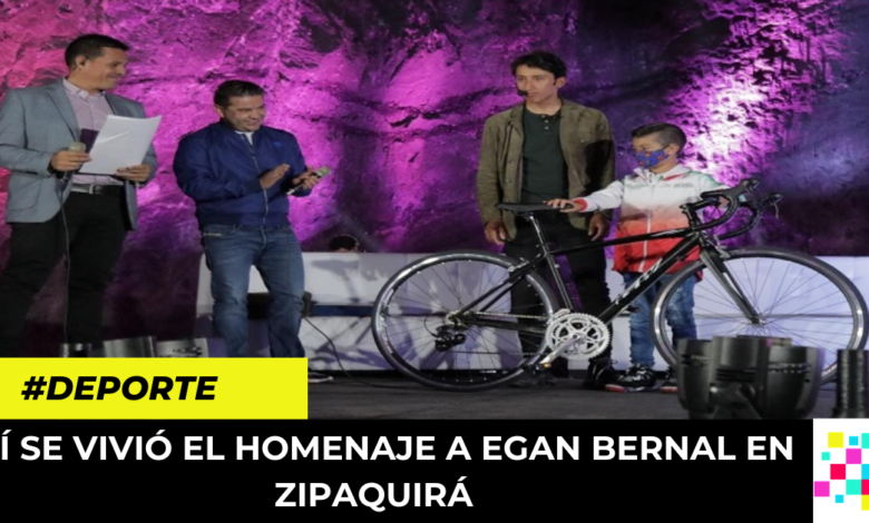 Homenaje a Egan Bernal