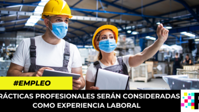 Prácticas profesionales serán consideradas como experiencia laboral