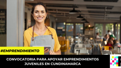 convocatoria para apoyar emprendimientos juveniles en Cundinamarca