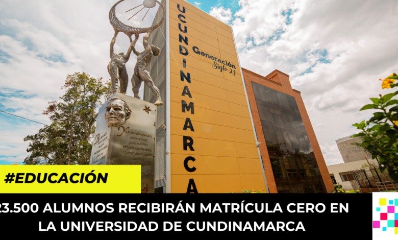 matrícula cero en la Universidad de Cundinamarca