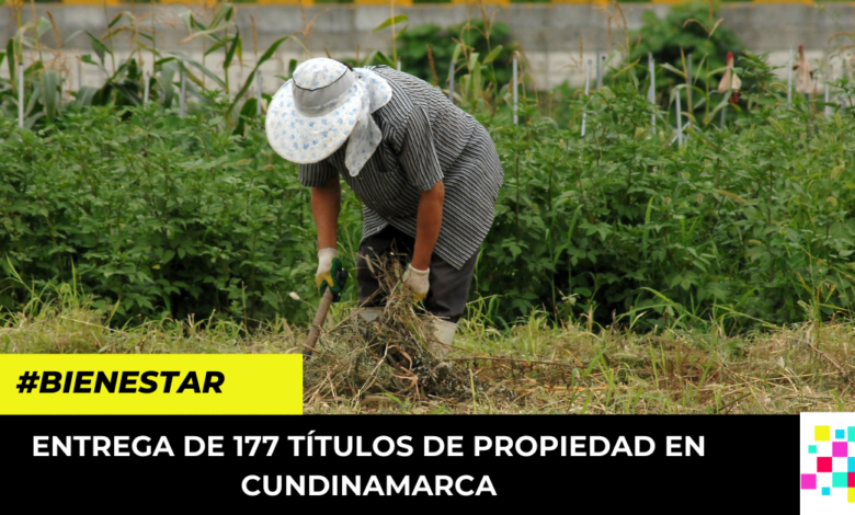 Entrega de 177 títulos de propiedad en Cundinamarca