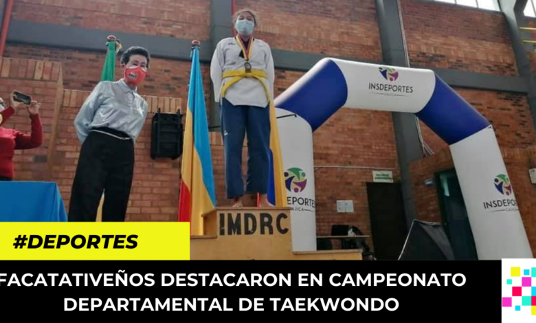 Facatativeños destacaron en Campeonato Departamental de Taekwondo