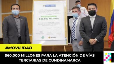 $60.000 millones en la atención de vías terciarias de Cundinamarca