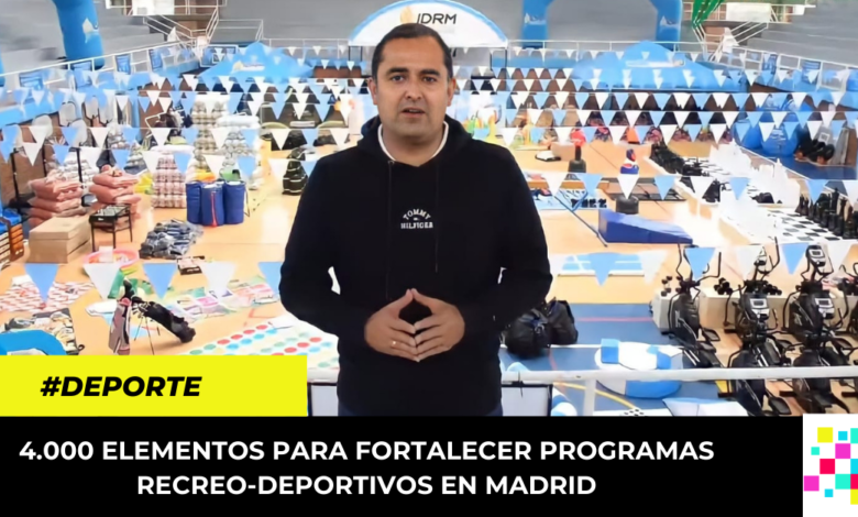 4.000 elementos para fortalecer programas recreo-deportivos