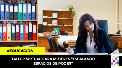 Taller virtual para mujeres “Escalando espacios de poder”