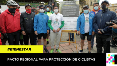 Firman Pacto regional para protección de ciclistas