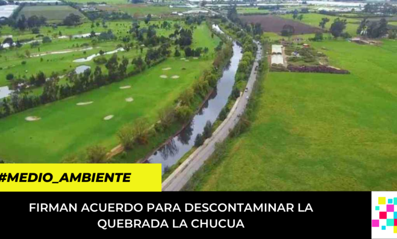 Tocancipá firma pacto para recuperar la quebrada "La Chucua"