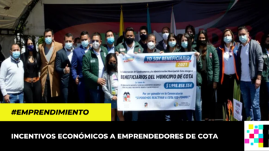 Emprendedores del municipio de Cota recibieron incentivos económicos a través del FONDEC