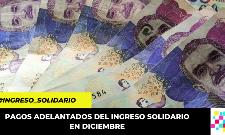 Beneficiarios del Ingreso Solidario recibirán dos meses por adelantado en diciembre