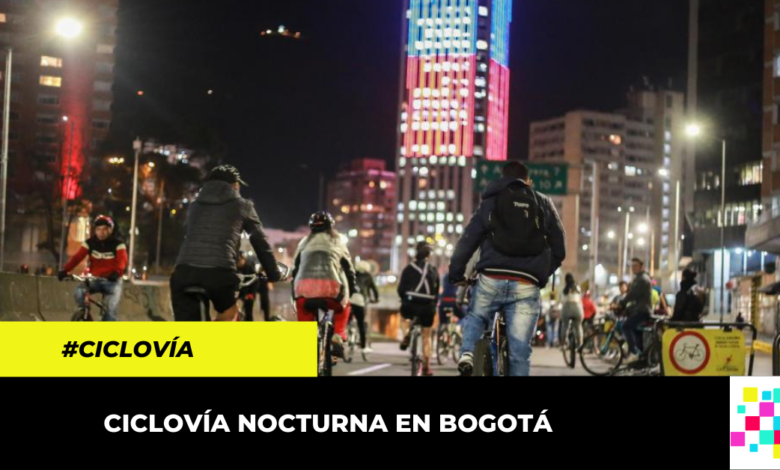 ¡Agéndese! Este 9 de diciembre Bogotá tendrá ciclovía nocturna