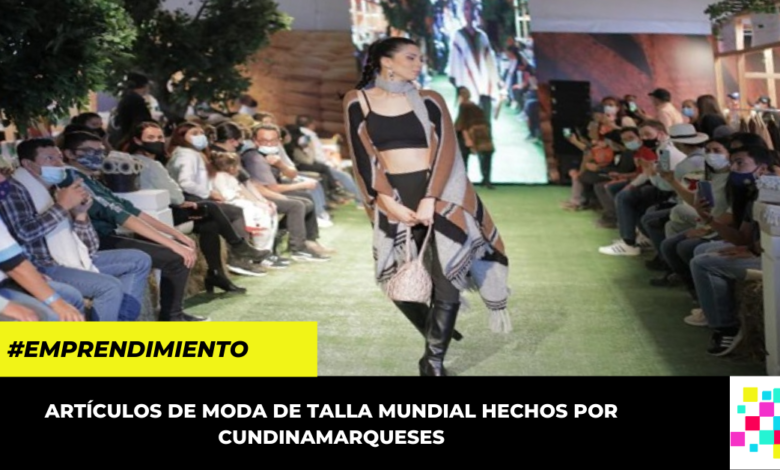 En desfile de modas, Cundinamarca presentó prendas de talla mundial