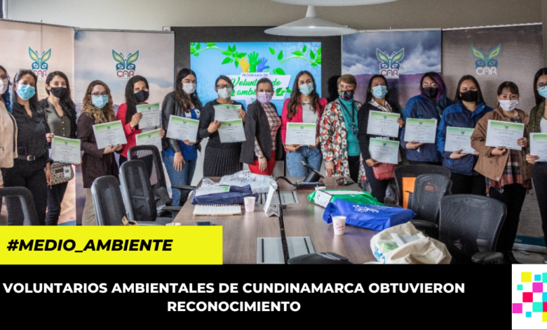 CAR exaltó la labor de Voluntarios Ambientales en Cundinamarca