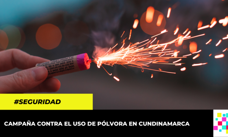 Cundinamarca crea campaña para evitar accidentes con pólvora