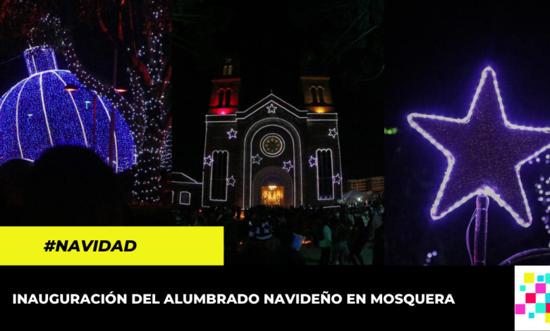 Galería: Así se vivió la inauguración del alumbrado navideño en Mosquera - Cundinamarca.