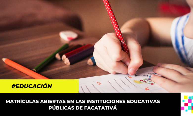 Instituciones educativas públicas de Facatativá abrieron matrículas para el 2022