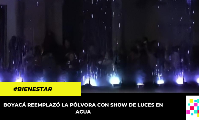 Este año Boyacá le dijo No a la pólvora con impresionante show de luces