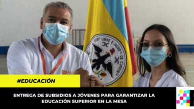 Alcaldía de La Mesa entregó subsidios a jóvenes para garantizar su acceso a la educación superior