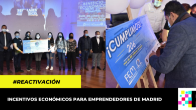 Alcaldía de Madrid entregó $400 millones a emprendedores del municipio