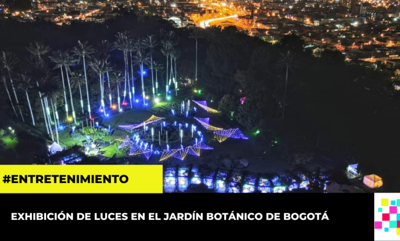 Jardín Botánico de Bogotá inaugura show de luces para la temporada decembrina.