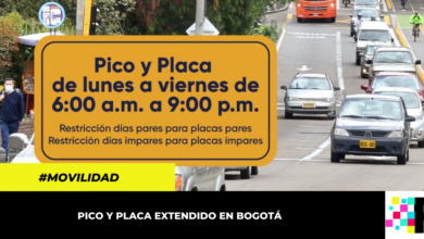 Así funciona el Pico y Placa extendido en Bogotá