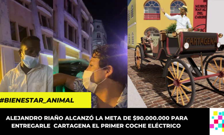 Alejandro Riaño impulsa iniciativa para reemplazar carrozas de caballos en Cartagena