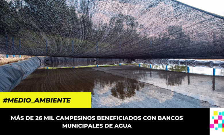 CAR impulsa la recolección de agua a través de Bancos Municipales de Agua y reservorios