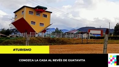 Así es la casa al revés construida en Guatavita