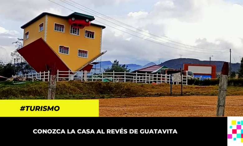 Así es la casa al revés construida en Guatavita