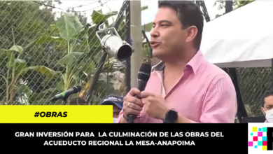 Gobernador Nicolás García anunció la firma de $39 mil millones para el acueducto regional La Mesa-Anapoima