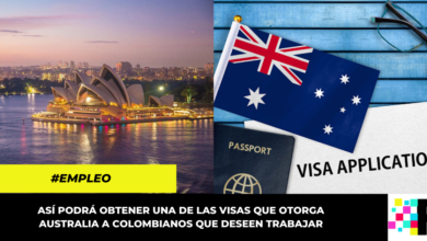 Colombianos podrán obtener visa para viajar y trabajar en Australia en 2022