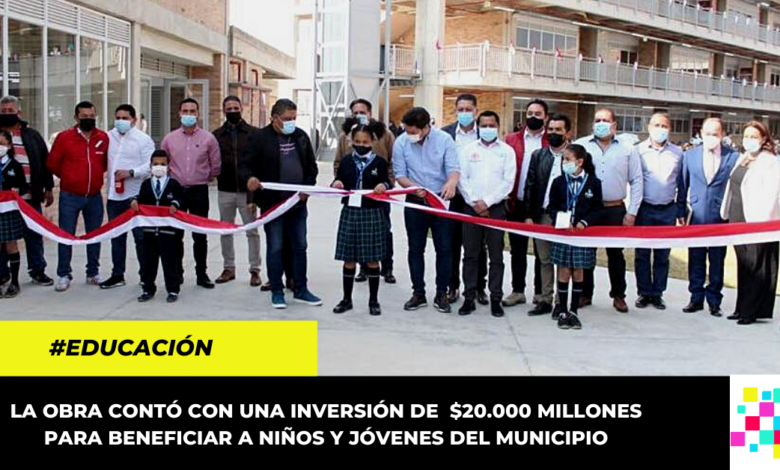 Alcaldía de Funza inauguró Megacolegio San Marcos que beneficiará a 1.200 estudiantes