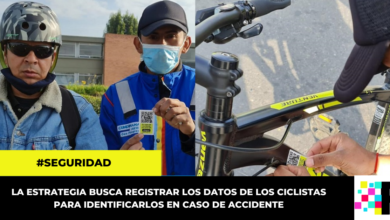 Cundinamarca crea campaña de stickers salvavidas para bici usuarios