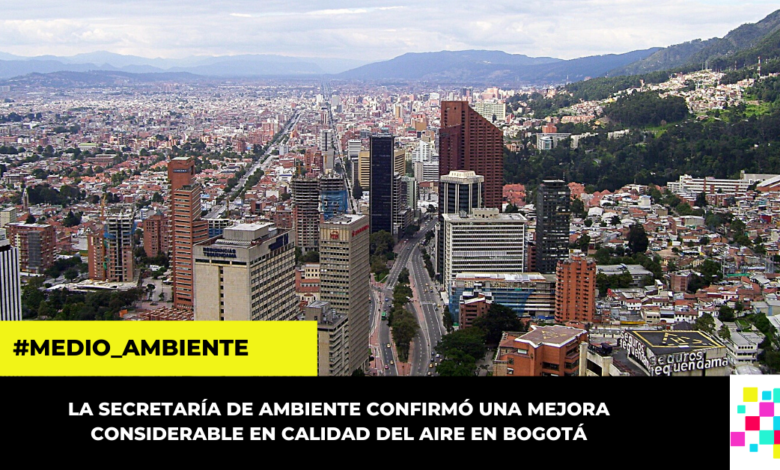 Avanza el mejoramiento de la calidad del aire en Bogotá