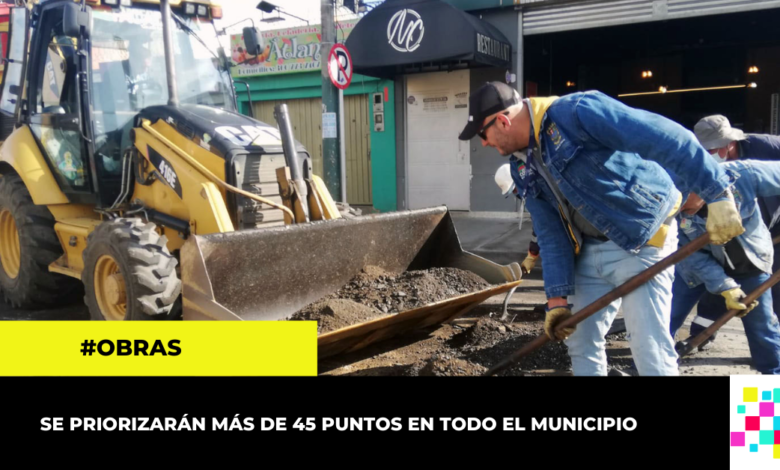 Secretaría de obras públicas de Facatativá inició mantenimiento a vías urbanas