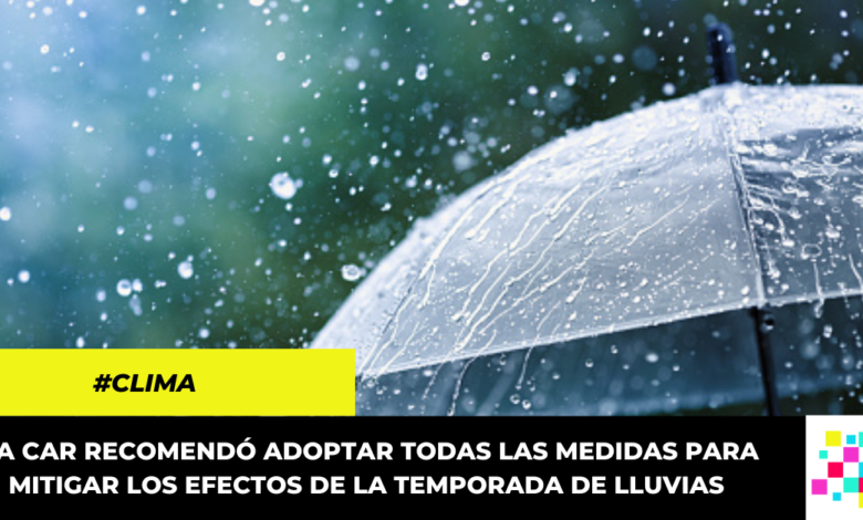 Tenga en cuenta estas recomendaciones de la CAR ante el aumento de lluvias en el departamento